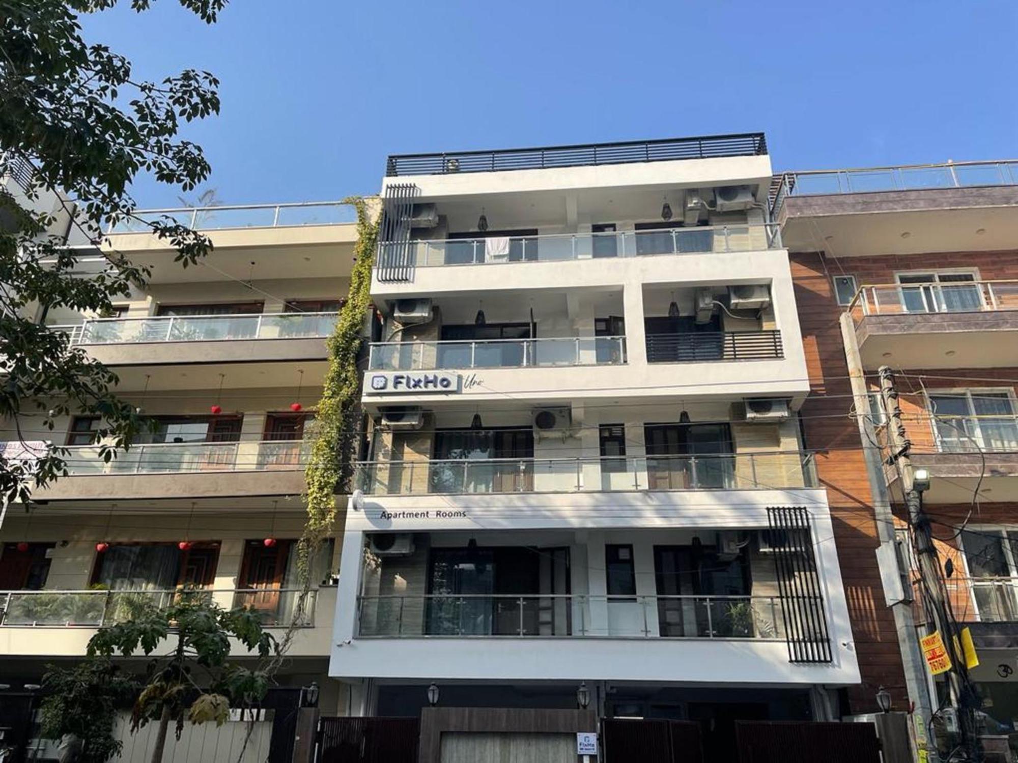Flxho Uno - Serviced Apartment & Rooms - Golf Course Road Gurgaon Ngoại thất bức ảnh
